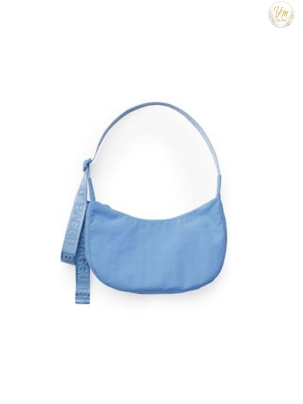 Small Nylon Crescent Bag Recycled Heavyweight Nylon Crossbody